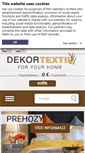 Mobile Screenshot of dekortextil.sk